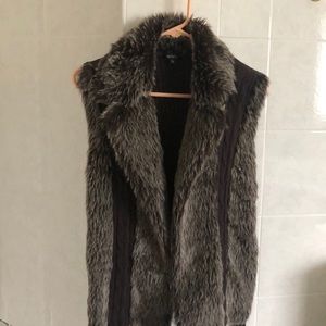 XOXO faux fur vest
